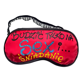 [Op01] Sexy opaska na oczy Budzić tylko na Sex i śniadanie